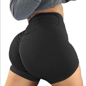 NEW High Waisted Scrunch Yoga Shorts